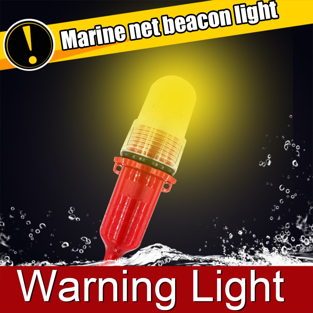 LED 방수 조명 낚시 그물 Bobber 낚시 플로트 보트 낚시 밤 플래시 경고 램프 해양 낚시 액세서리
